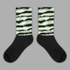 Jordan 4 Retro “Seafoam” Sublimated Socks Abstract Tiger Graphic Streetwear