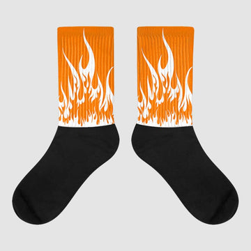 Wmns Dunk Low 'Magma Orange DopeSkill Sublimated Socks FIRE Graphic Streetwear