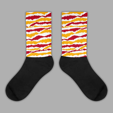 Cardinal 7s Sublimated Socks Abstract Tiger Graphic