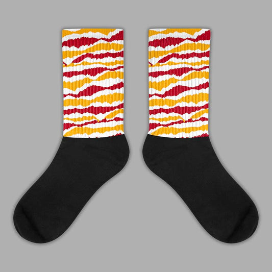 Cardinal 7s Sublimated Socks Abstract Tiger Graphic