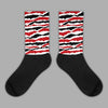 Playoffs 13s Sublimated Socks Abstract Tiger Graphic