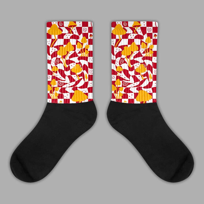 Cardinal 7s Sublimated Socks Mushroom Graphic