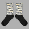 Jordan 4 Retro SE Craft Photon Dust Sublimated Socks Abstract Tiger Graphic Streetwear 