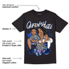 Hyper Royal 12s DopeSkill T-Shirt Queen Of Hustle Graphic